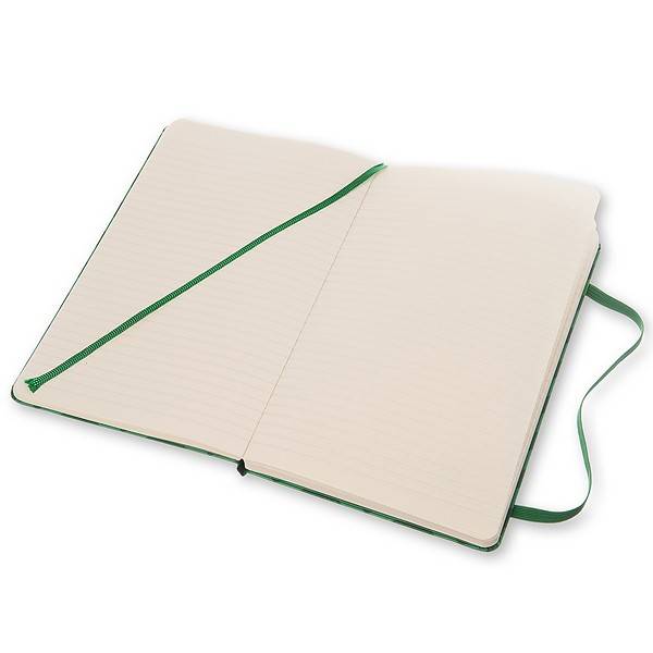 Середній блокнот Moleskine Chevron Тверда обкладинка Зелений