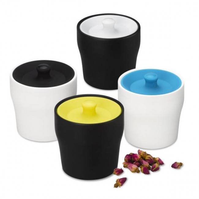 Ємність для зберігання чаю, кави або спецій Notin чорна