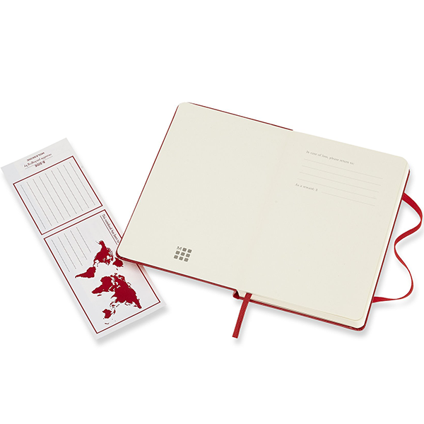 Карманный блокнот Moleskine Classic Твердая обложка Красный Точка