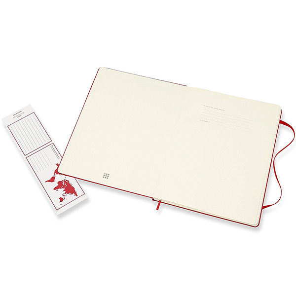 Великий блокнот Moleskine Classic Червоний Тверда обкладинка Точка