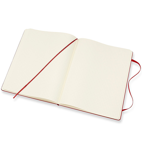 Великий блокнот Moleskine Classic Червоний Тверда обкладинка Точка