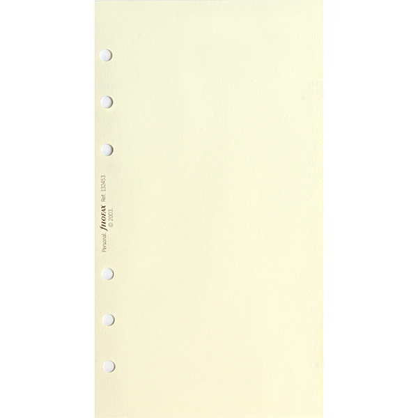 Бланки Чистые листы Filofax Personal Cotton Cream (132453)