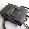 Кожаный женский рюкзак AV2 Черный (P526)