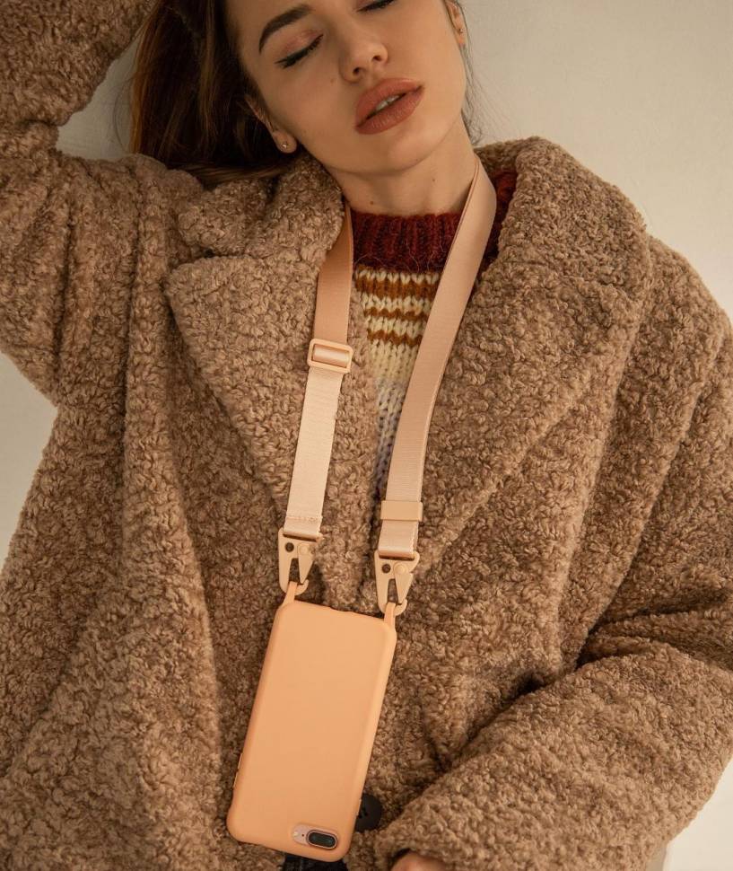 Чехол с ремешком для iPhone Modicase Нюд