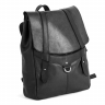 Шкіряний жіночий рюкзак AV2 Чорний (P504)