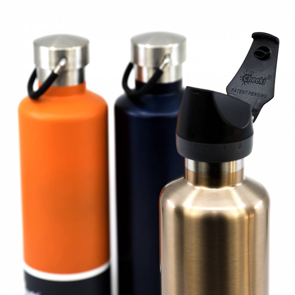Термос Cheeki Classic Insulated 600 ml Orange Grey