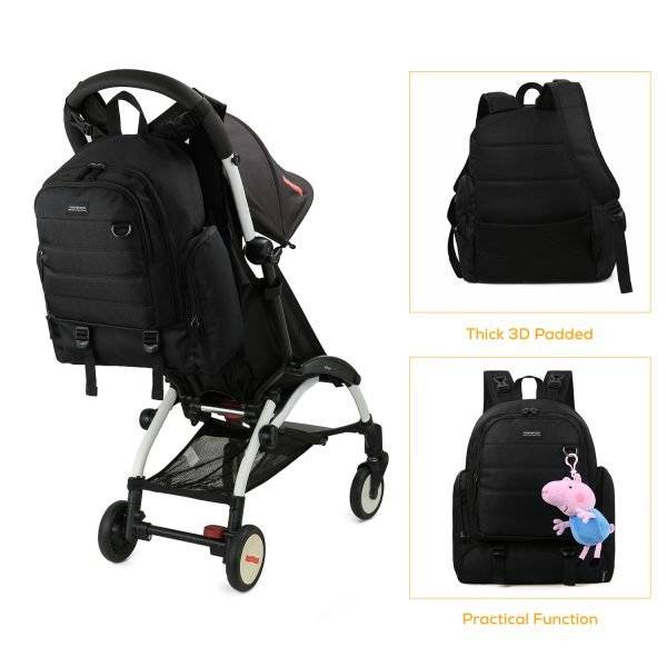 Рюкзак Для Мамы Mommore Большой Черный