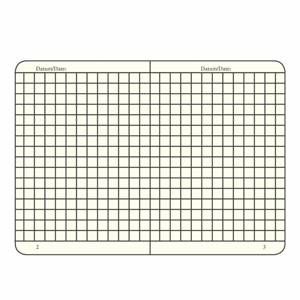 Карманный Блокнот Leuchtturm1917 Мягкая Обложка Черный Клетка (329869)